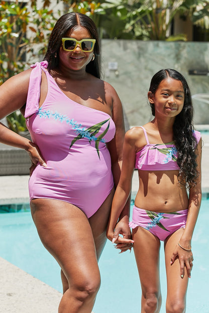 Vacay Mode Swimsuit in Carnation Pink Marina West Swim