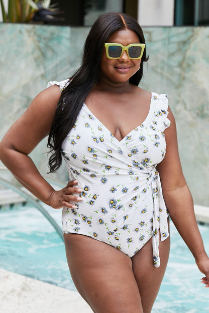 Float On in Daisy Cream Marina West Swim