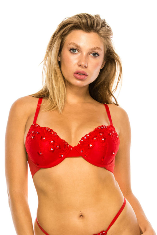 Bra with Non Removable Straps