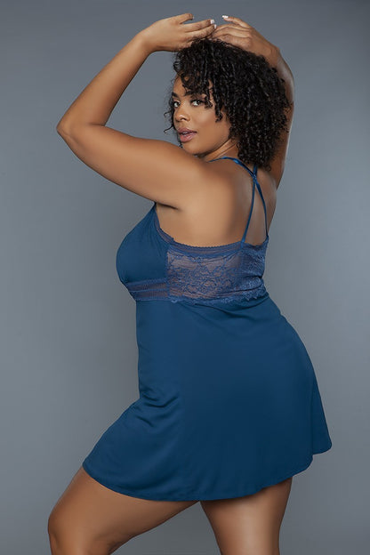 Mini-length Babydoll Plus Size