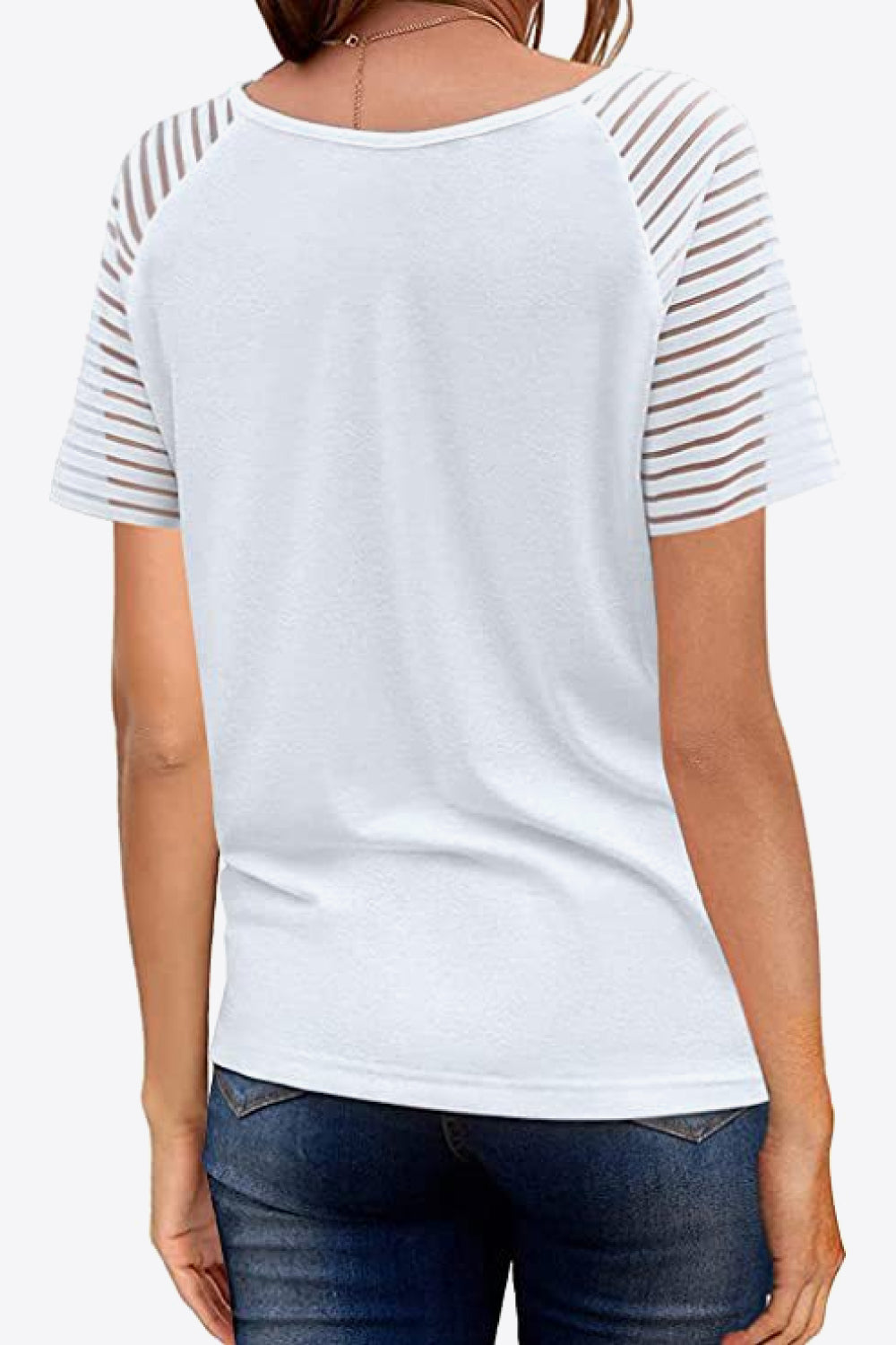 V-Neck Raglan Sleeve Top