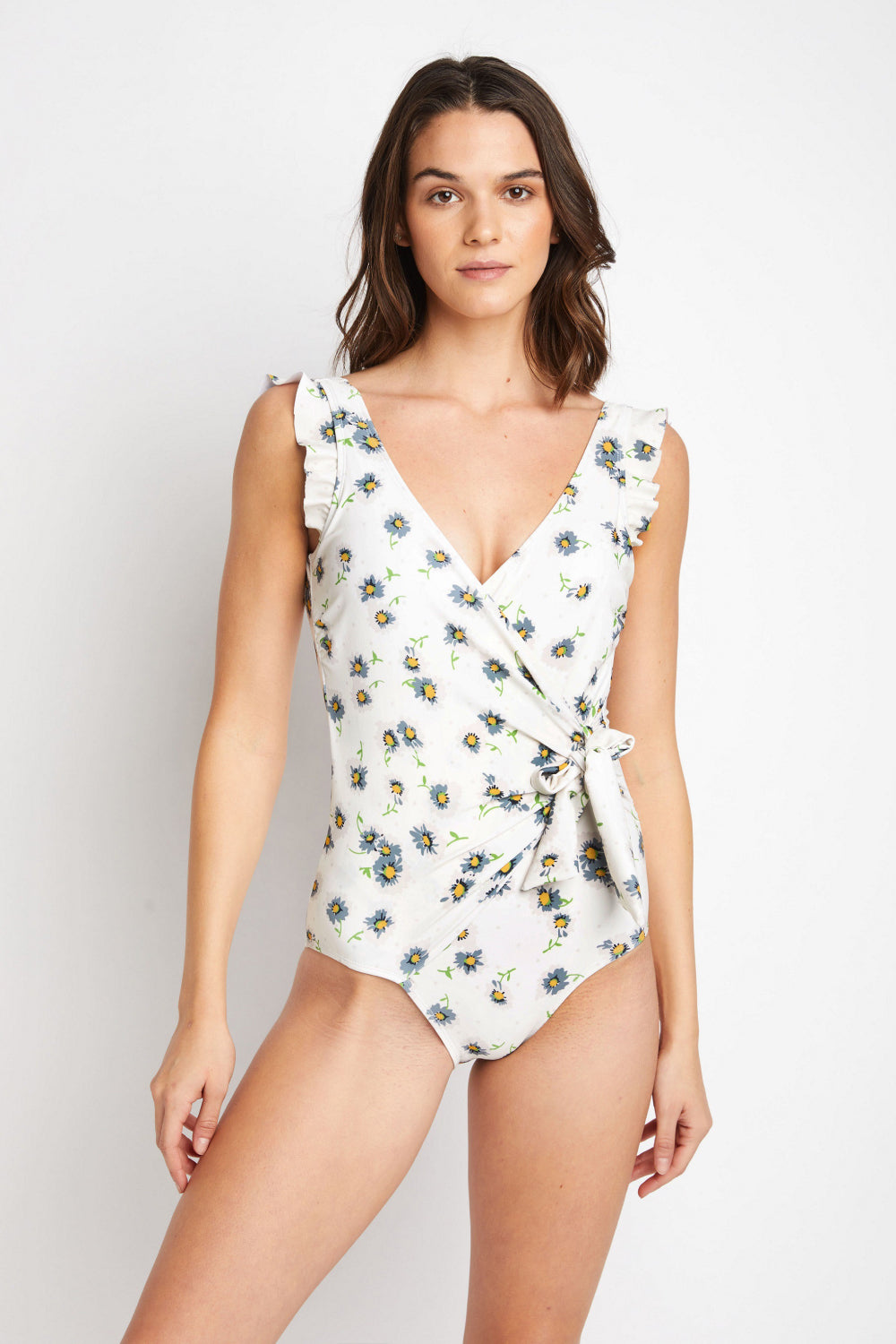 Float On in Daisy Cream Marina West Swim