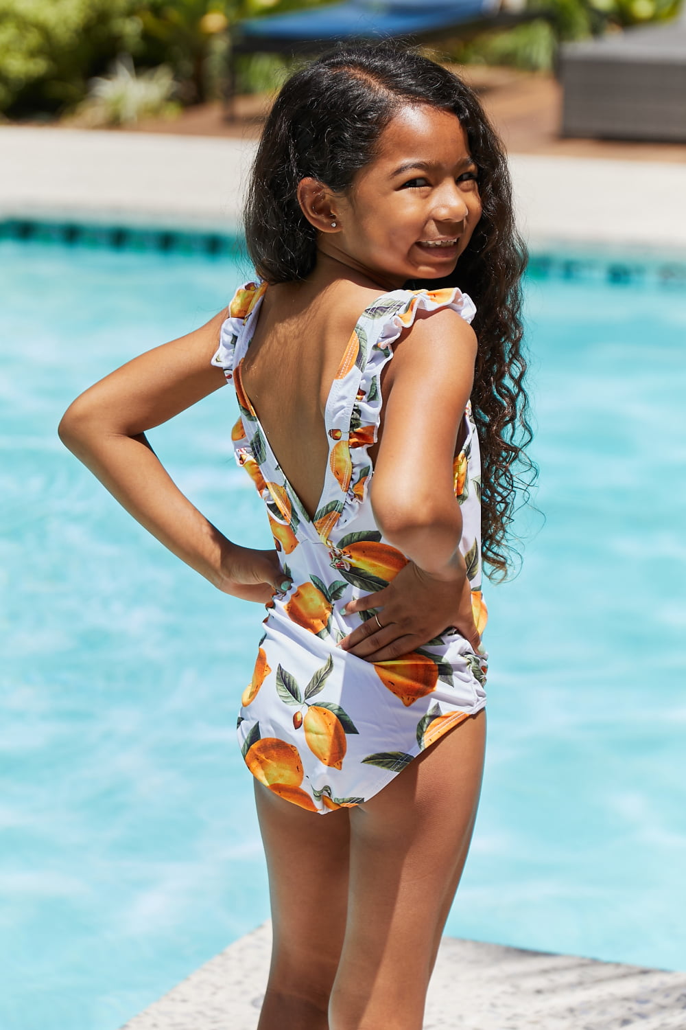 Salty Air One-Piece in Citrus Orange Marina West Swim